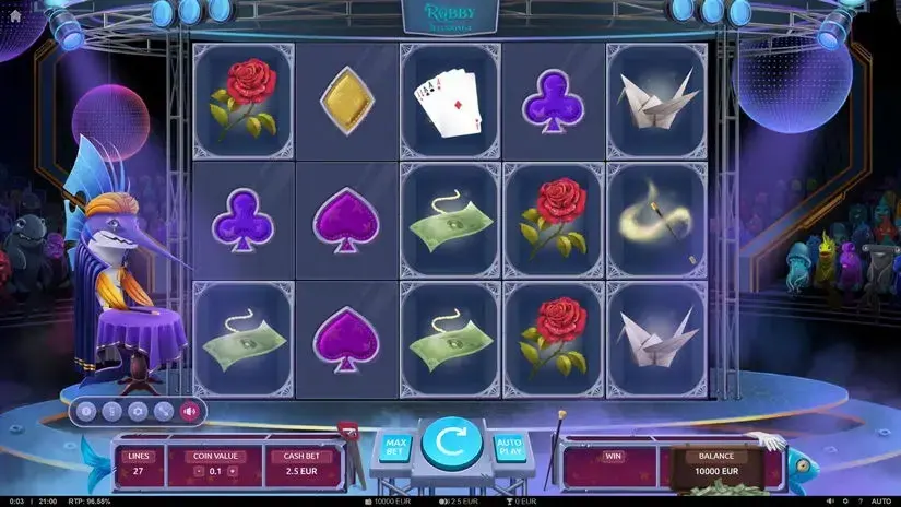 Robby the Illusionist slot screenshot 