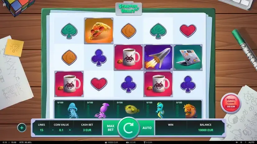 Startup Valley slot screenshot 1