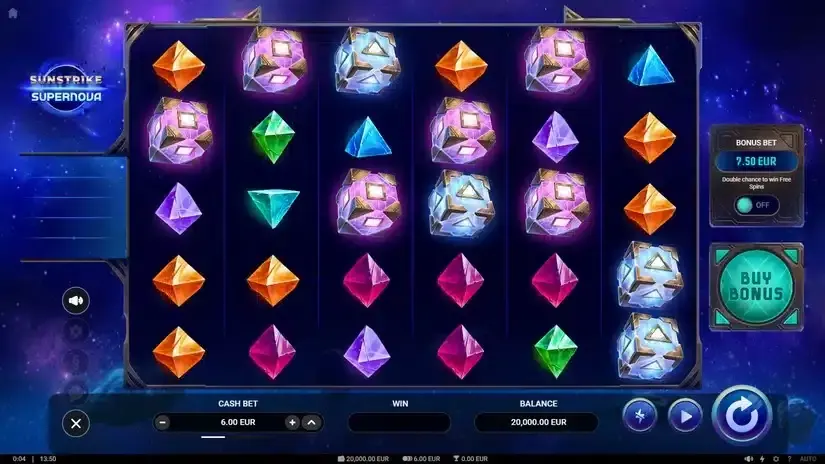 Sunstrike Supernova slot screenshot 1