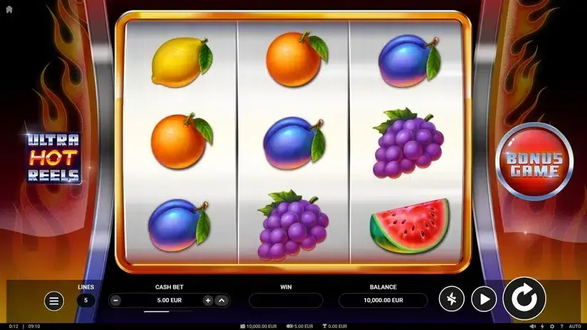 Ultra Hot Reels slot screenshot 1
