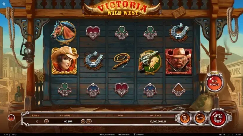 Victoria Wild West slot screenshot 1