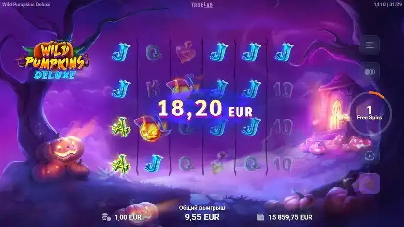 Wild Pumpkins Deluxe slot screenshot 5