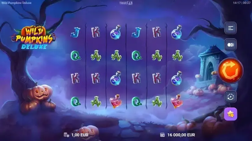 Wild Pumpkins Deluxe slot screenshot 1
