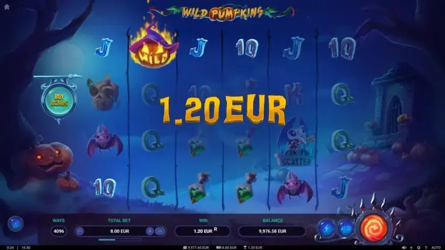 Wild Pumpkins slot screenshot 2